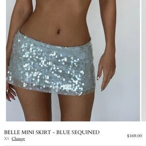 Sparkling Sequin Mini Skirt